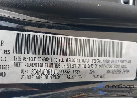 2018 Jeep Compass Trailhawk 4X4 from USA, damaged, VIN 3C4NJDDB1JT308207